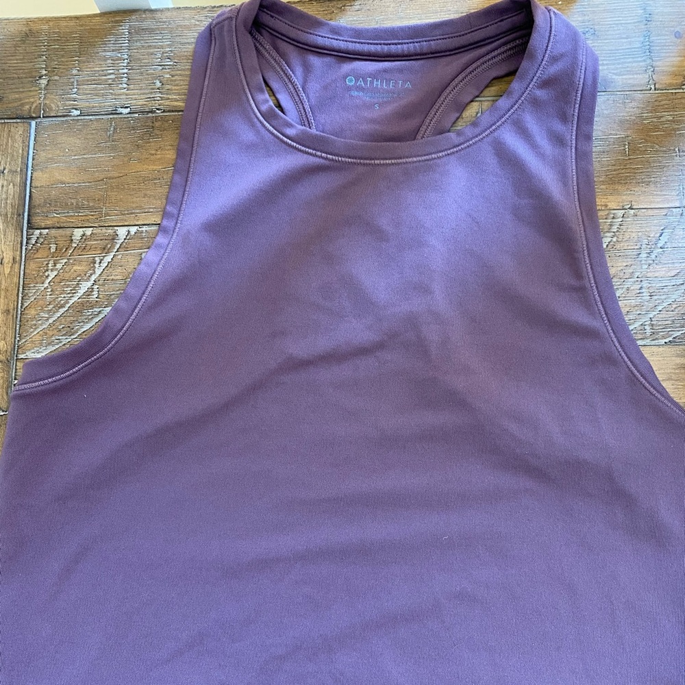 Athleta racer back crop tank